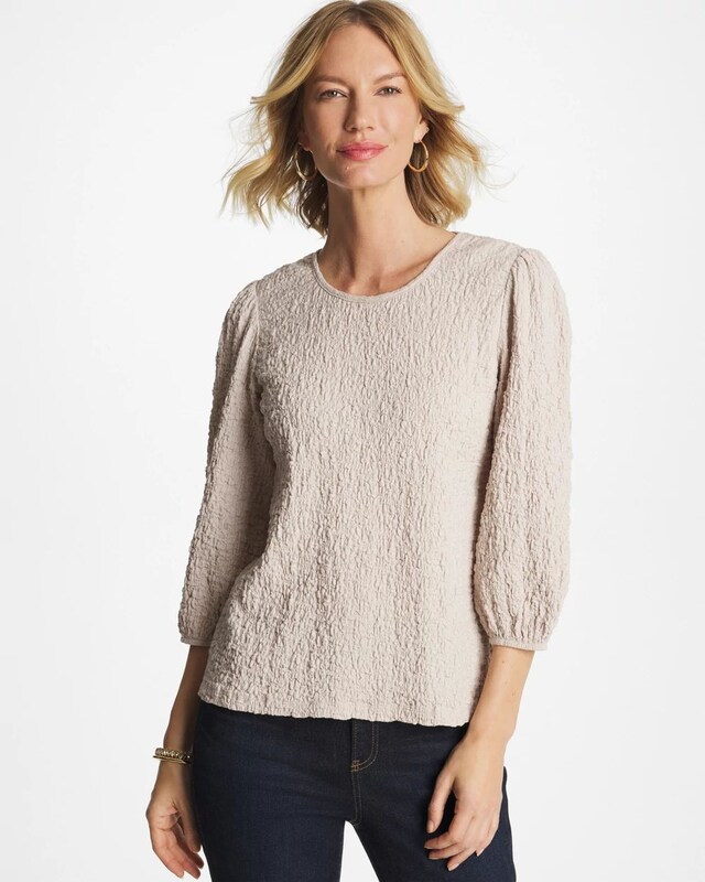 Textured Feminine Tee